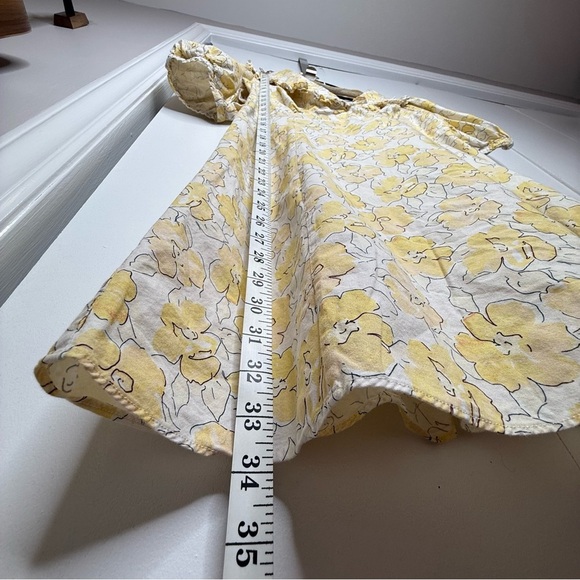 Rixo Kayla Floral Yellow Dress - RTR - Cotton - US 10 Large - Picture 12 of 16